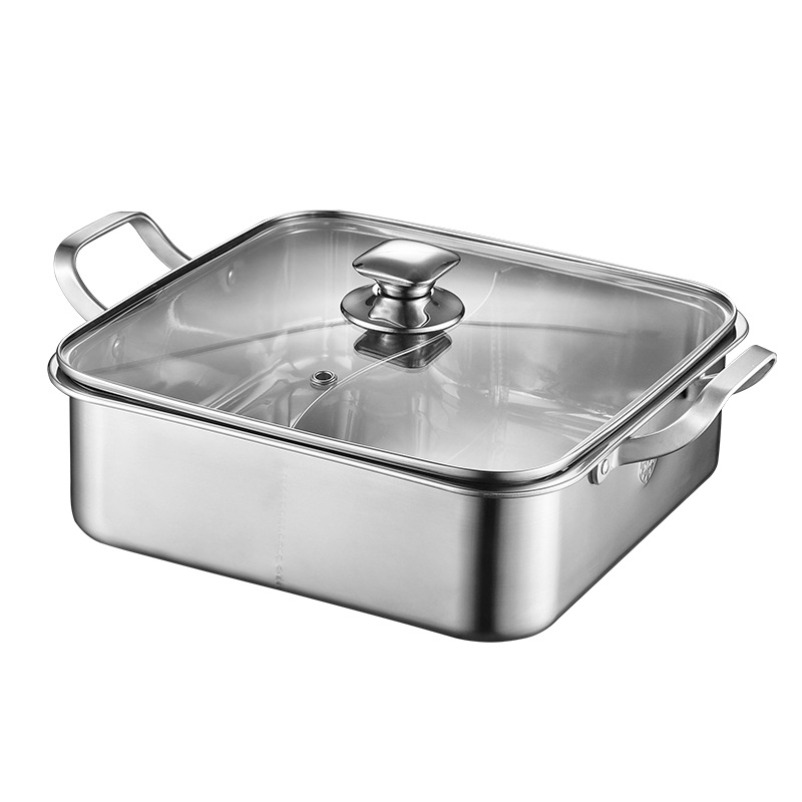 Induction Cooker - Panci Mandarin Duck dari Baja Tahan