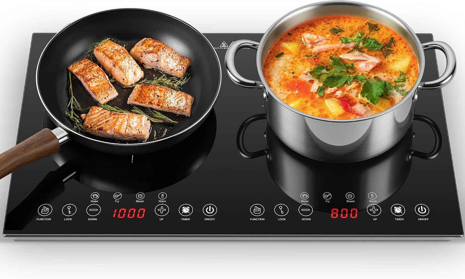 Induction Cooktop Portable - Kompor Induksi Portabel 2 Tungku -