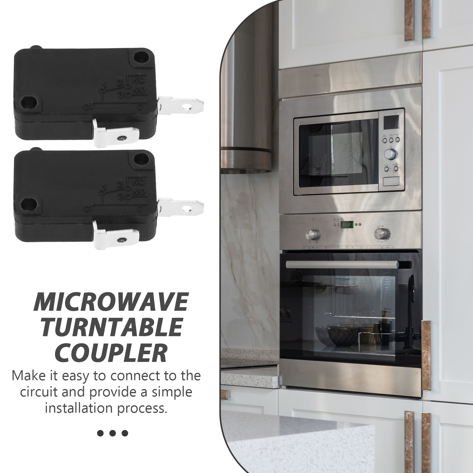 2 buah sakelar mikro, tipe nor - Microwave Oven ulasan dan harga