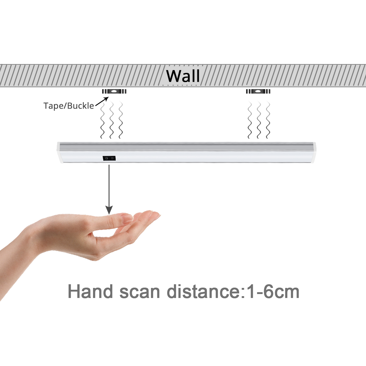 Lampu bawah lemari LED, kamar  - Kitchen Appliances Cabinet ulasan dan harga