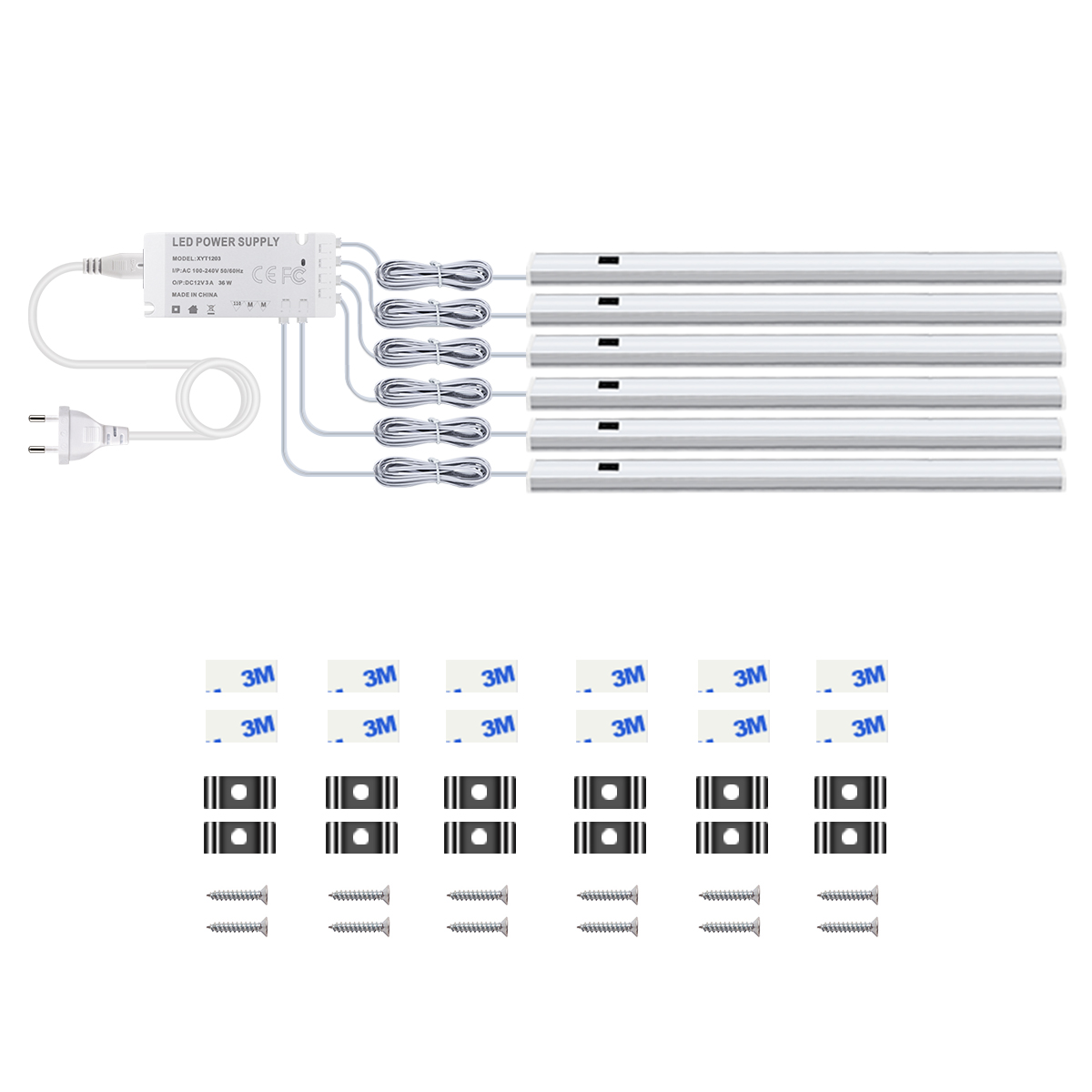 Lampu bawah lemari LED, kamar  - Kitchen Appliances Cabinet ulasan dan harga