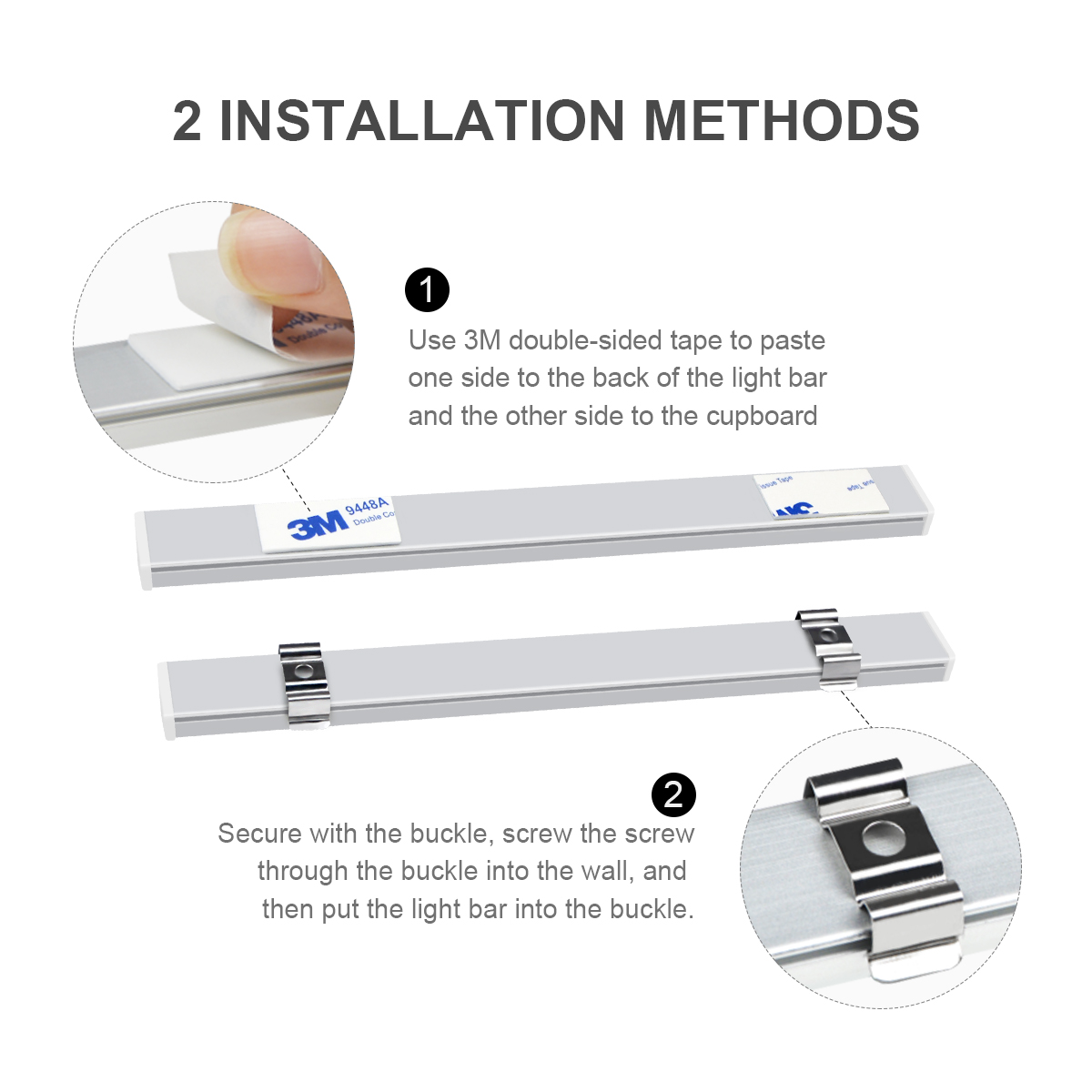 Lampu bawah lemari LED, kamar  - Kitchen Appliances Cabinet ulasan dan harga