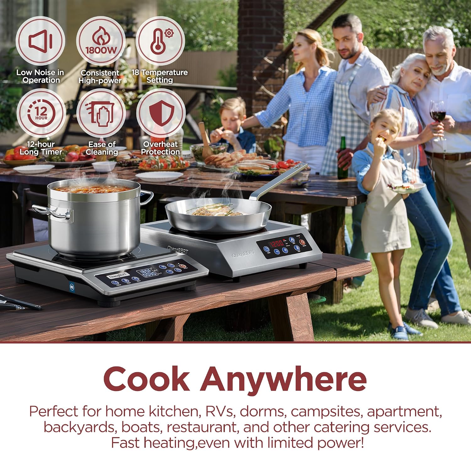 Kompor Induksi Portabel Versi  - Induction Cooktop Portable ulasan dan harga