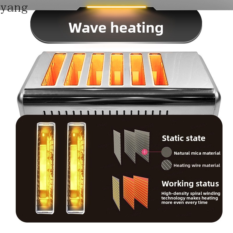 Pemanggang roti komersial YJQ  - Toaster ulasan dan harga